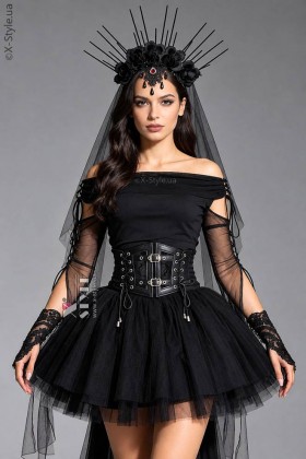 Костюм Gothic Princess (блуза, корсет, обруч, митенки)