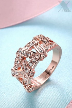 Rose Gold Plated Trixi Ring