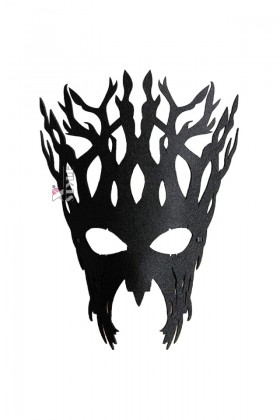 Druid Carnival Black Mask