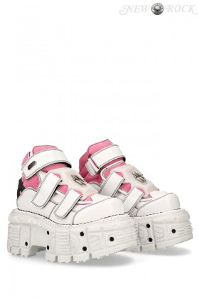 New Rock sneakers with screws (leather + nubuck)