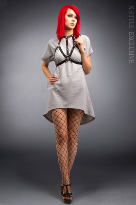 Cotton Jersey Dress with Harness X246