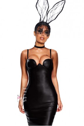 Костюм Bunny (платье, чокер и маска с ушками) Костюм Bunny (платье, чокер и маска с ушками)