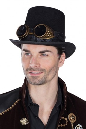 Шляпа-цилиндр Steampunk CC1141 Шляпа-цилиндр Steampunk CC1141