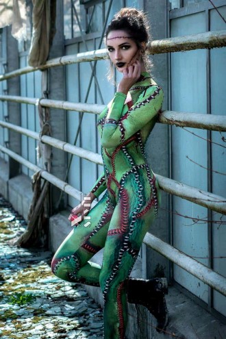 Women's Jumpsuit with a "Frankenstein" print (1181381)