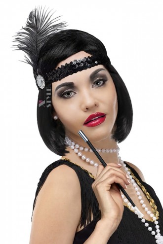 1920s Feather Headband XT4221 (504221)