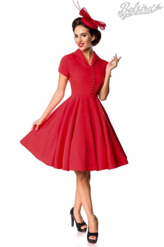 Червона сукня Retro B5401 (105401)