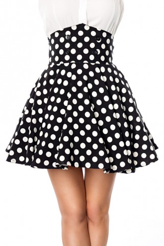 Belsira Short Polka Dot Skirt (107136)
