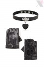 Accessories Set (fingerless gloves, choker)