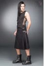 Black Kilt with Hanging Pockets