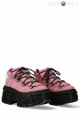 NOBUK ROSA Nubuck Platform Sneakers