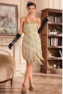 Gatsby Dress with Sequins and Fringe