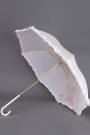 Біла весільна парасолька Sponsa