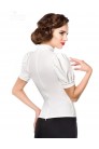 Приталена ошатна блузка в стилі Ретро Belsira (101190) - оригинальная одежда