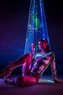 Burning Man Style Mirrored Bodysuit (129227) - 4