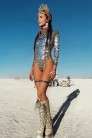 Burning Man Style Mirrored Bodysuit (129227) - 3