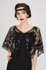 UF-Vintage Sequin Shawl Cape (104133) - материал