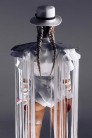 Futuristic Girl Costume (winged cape, bodysuit, hat, goggles) (118148) - цена