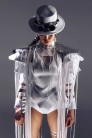 Futuristic Girl Costume (winged cape, bodysuit, hat, goggles) (118148) - оригинальная одежда
