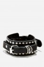 Leather Bracelet with Rings XJ139 (710139) - 3