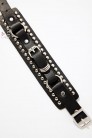Leather Bracelet with Rings XJ139 (710139) - оригинальная одежда