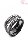 Leather Bracelet with Chain (16.5-19.5 cm) (710189) - 4