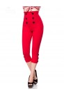 Красные брюки в стиле Ретро (108054) - материал