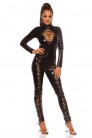 KouCla Latex Jumpsuit with Lacing and Neckline (126219) - 4