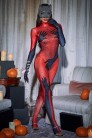 Комбинезон с перчатками и стразами Aspen - Red (126268) - оригинальная одежда