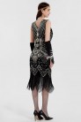 Gatsby Girl Costume (dress, gloves, headband, necklace, cigarette holder) (611047) - оригинальная одежда