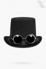 Мужская шляпа-цилиндр с очками Steam-156 (501156) - оригинальная одежда