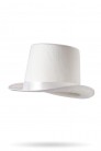 Білий капелюх-циліндр M1039 (501039) - оригинальная одежда