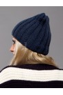 Winter Knit Hat with Cat Ears (Lined) (502050) - оригинальная одежда