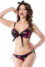 Retro Swimsuit with a Skirt (140087) - 5