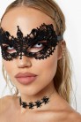 Lace Halloween Eye Mask A1041 (901041) - материал