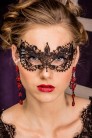 Lace Halloween Eye Mask A1041 (901041) - 5