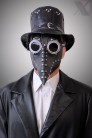 Комплект Чумний лікар (маска, капелюх, рукавички, тростина) (611019) - оригинальная одежда