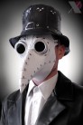 Біла маска чумного лікаря XA1072 (901072) - оригинальная одежда