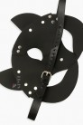 Faux Leather Cat Mask X1200 Black (901200) - 3