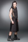 Black Kilt with Hanging Pocket (204085) - оригинальная одежда