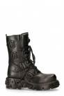 TOBERAS OXIDO Men's Black Leather Boots (310078) - материал