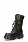 TOBERAS OXIDO Men's Black Leather Boots (310078) - 5