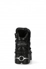 Черные кожаные кроссовки на платформе CRUST NEGRO (314048) - 3