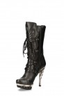 NR Women's Leather Boots with Chrome-Plated Heels (310082) - 5