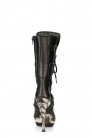 NR Women's Leather Boots with Chrome-Plated Heels (310082) - 3