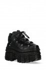 TANK SUELA Chunky Peather High-Platform Sneakers  (314050) - 5