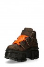 NARANJA TANK High Platform Leather Sneakers (314031) - цена