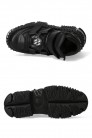 Массивные черные ботинки на платформе PUNTERA PICOS (314043) - 5