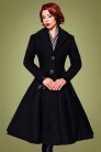 Retro Long Wool Blend Coat (114045) - материал