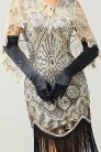 Длинные перчатки в стиле Ретро U1179 (601179) - оригинальная одежда