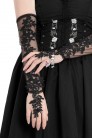 Long Transparent Gloves with Lace (601212) - 3